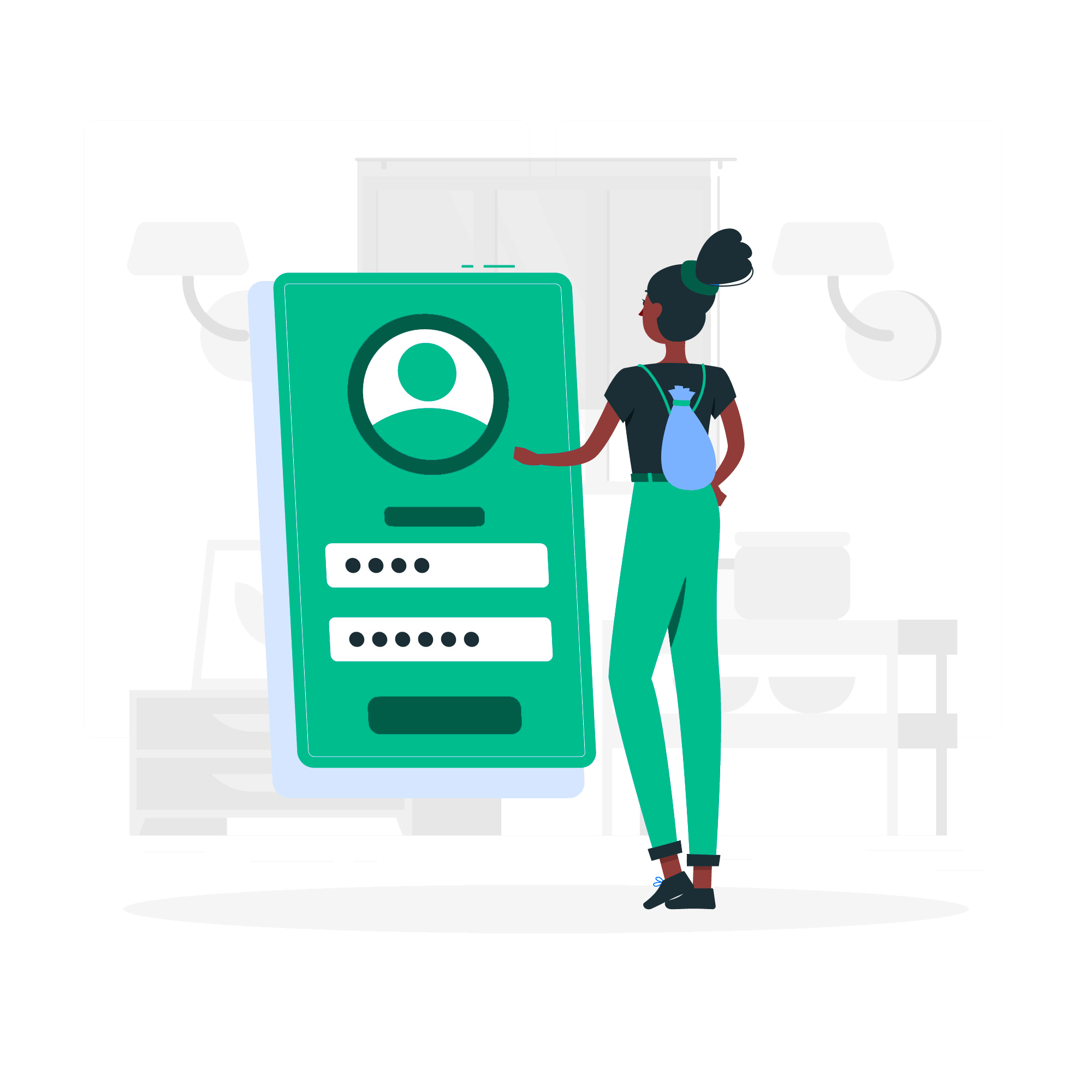 Secure Authentication Interface Workspace